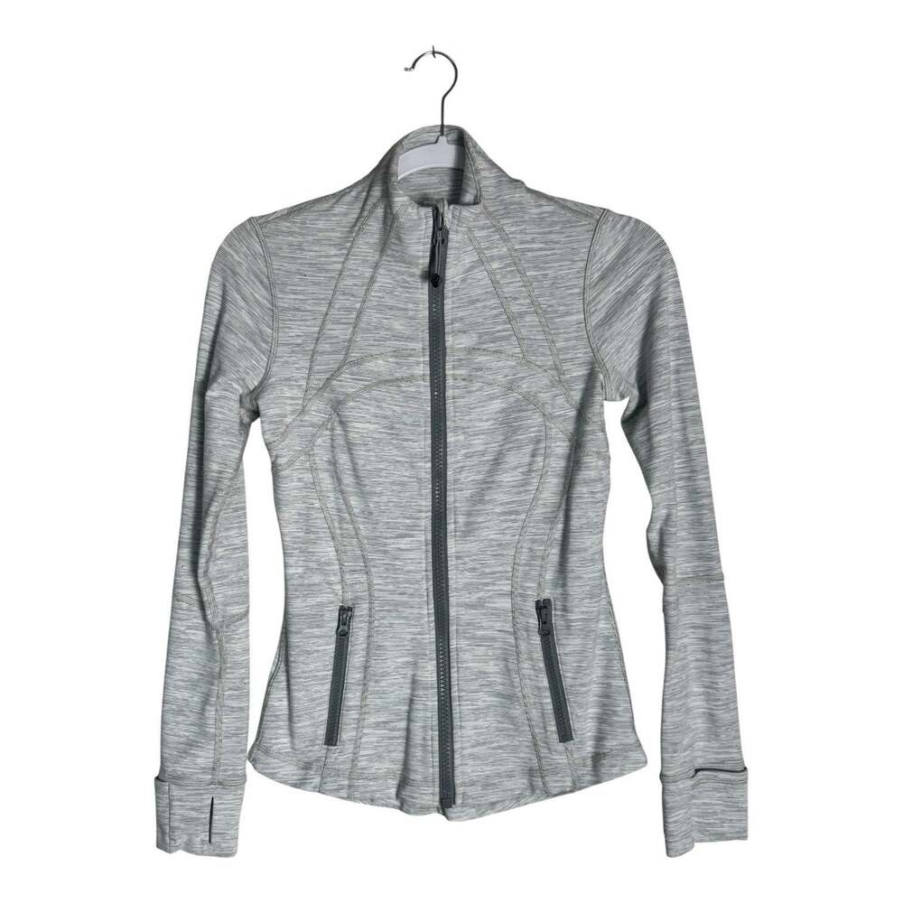 Lululemon Womens Define Jacket Space Dye Camo Seal Grey Deep Coal Activewear 4